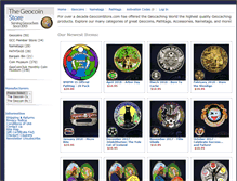 Tablet Screenshot of geocoinstore.com